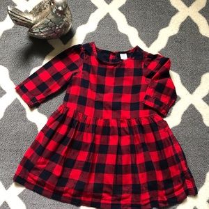 Christmas Dress-Plaid Toddler